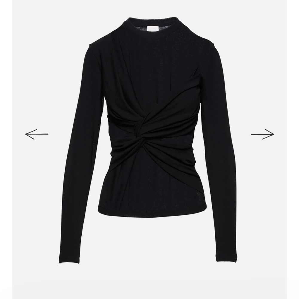 Nanushka Izolda Mesh Drapped Top